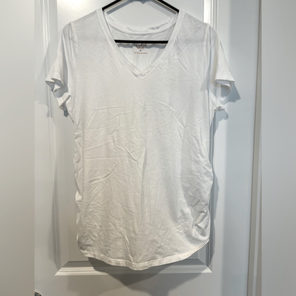 Set of 2- White Maternity T-Shirts